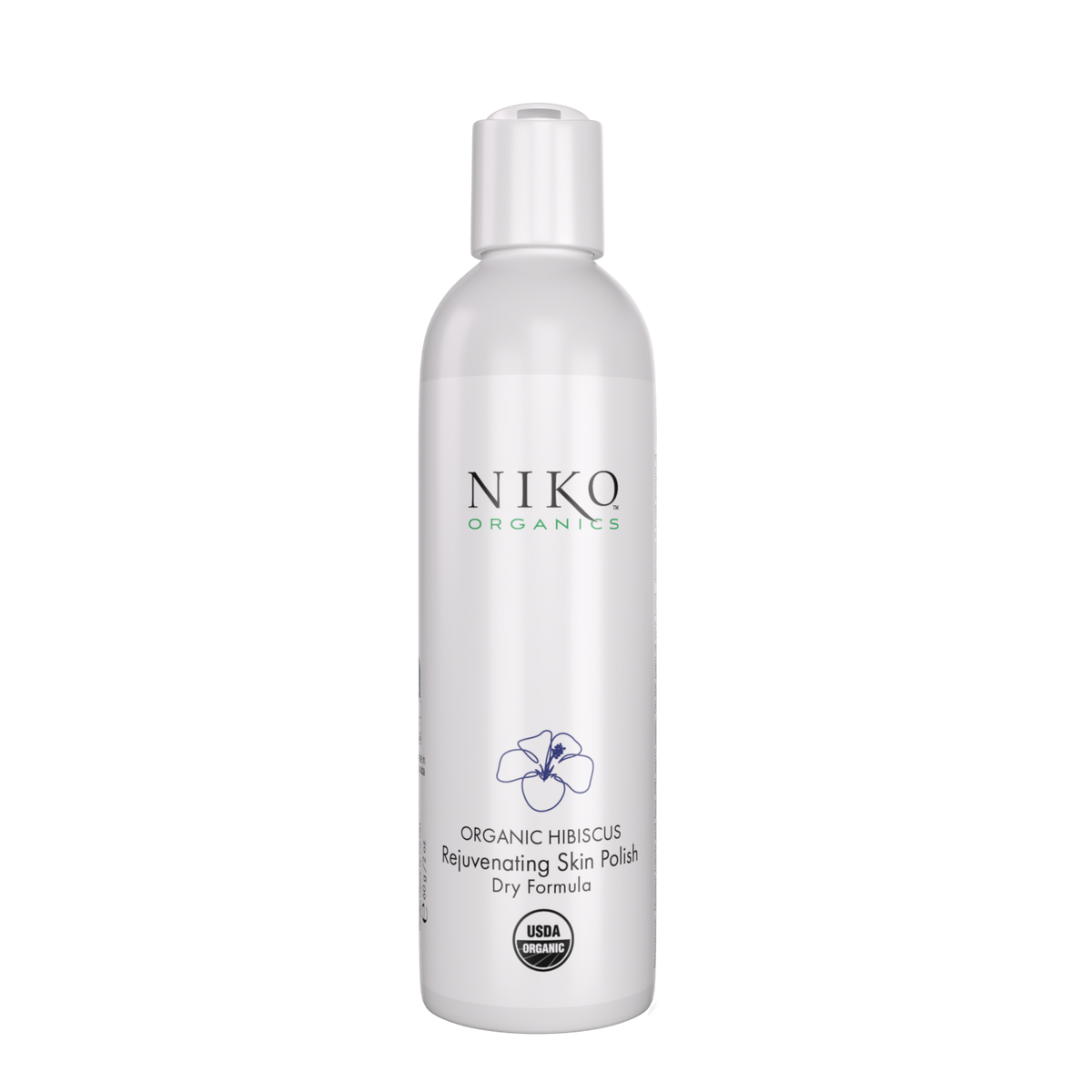 ORGANIC HIBISCUS ANTI-AGING SKIN POLISH & DRY CLEANSER